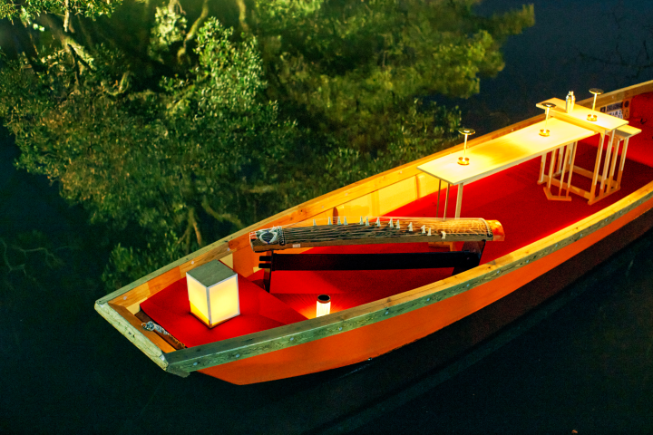 ▲除了現場調酒之外，還會有精彩的古箏表演。　圖：水鄉柳川／提供