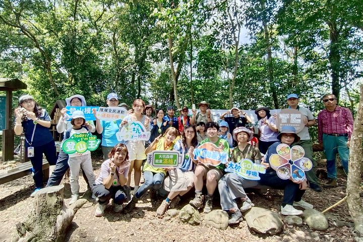 風管所森林療癒活動。　圖：台中市政府觀光旅遊局／提供
