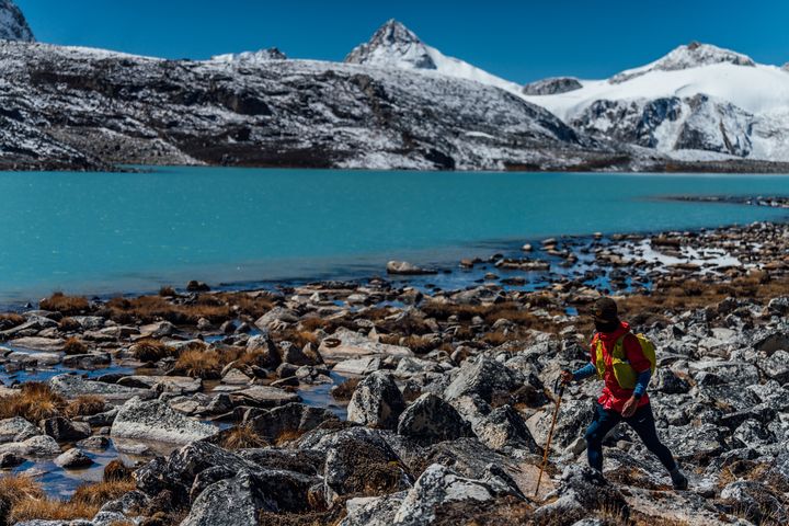 ▲不丹舉行「雪人馬拉松」（Snowman Race），藉此提高人們對氣候變遷意識的極限賽事，通常在10月中下旬舉行，這也是該地區最佳的登山與活動季節。　圖：不丹旅遊局／提供