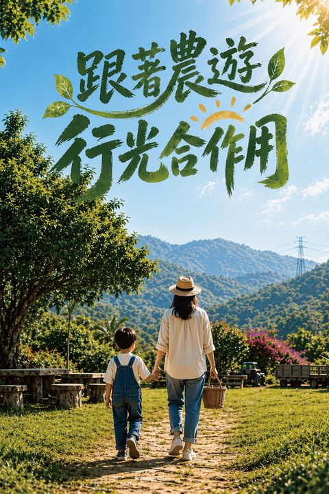 ▲「帶著母親跟著農遊行光合作用」。　圖：方子維／提供