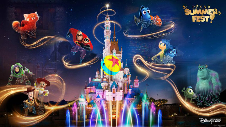 ▲全新「Pixar 好友星空匯演」將成為今夏夜晚的焦點節目。　圖：香港迪士尼樂園度假區／提供