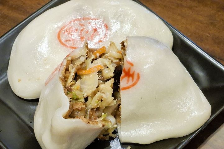▲冬至菜包原本只於冬至前供應，因為口碑好熱銷而成為季節性商品。（張耘書拍攝）。　圖：臺南市政府／提供