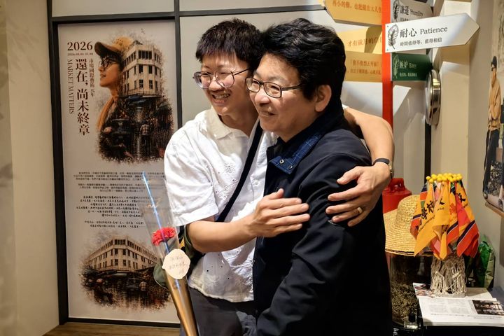 ▲葉于正館長鼓勵民眾從傳統市場培養生活美學。　圖：方子維／提供