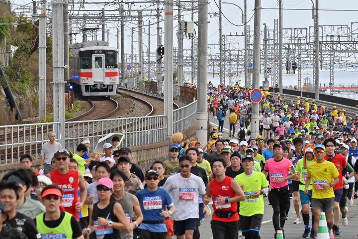 神戶馬拉松活動（資料照片）。　圖：桃園市政府觀光旅遊局／提供 