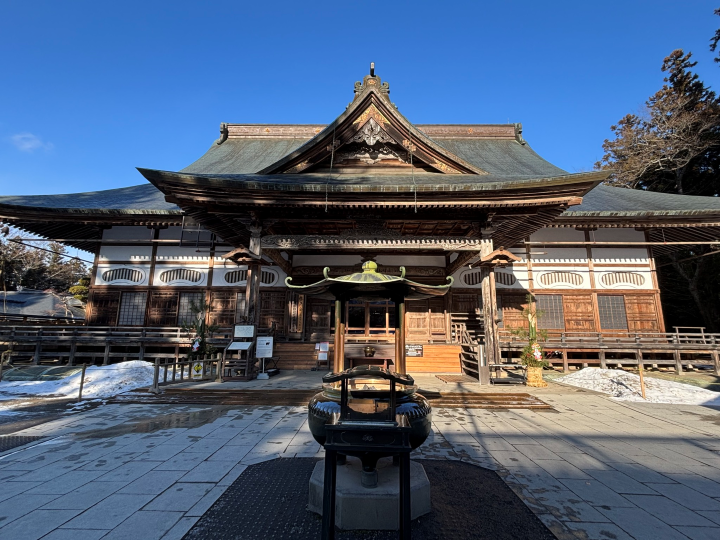  ▲世界文化遺產－平泉「中尊寺」莊嚴靜謐，展現東北佛教文化深厚底蘊。　圖：向日遊／提供