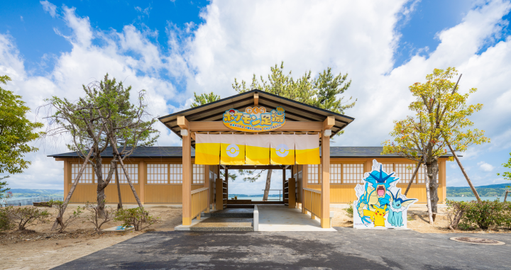  ▲「和倉寶可夢足湯」內有眾多寶可夢在等著旅人到來。　©Pokémon. ©Nintendo/Creatures Inc./GAME FREAK inc.　圖：七尾市／提供
