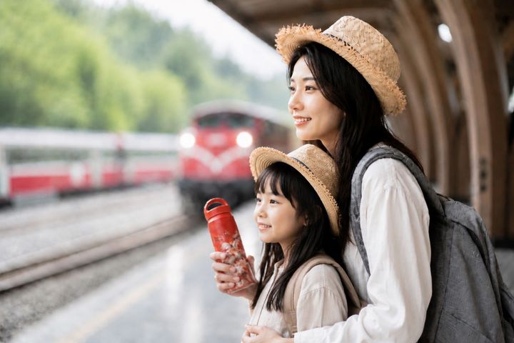 迎接夏日，親子同享一場如童話故事桃樂絲探索世界與大自然共好的永續輕旅。　圖：阿里山賓館（AI合成）／提供 