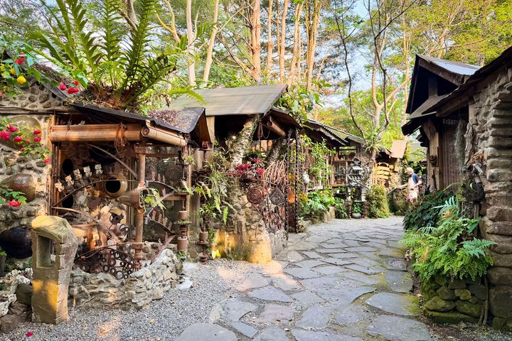 ▲「阿將的家23咖啡館」的部落石頭屋。　圖：嘉義縣文化觀光局／提供