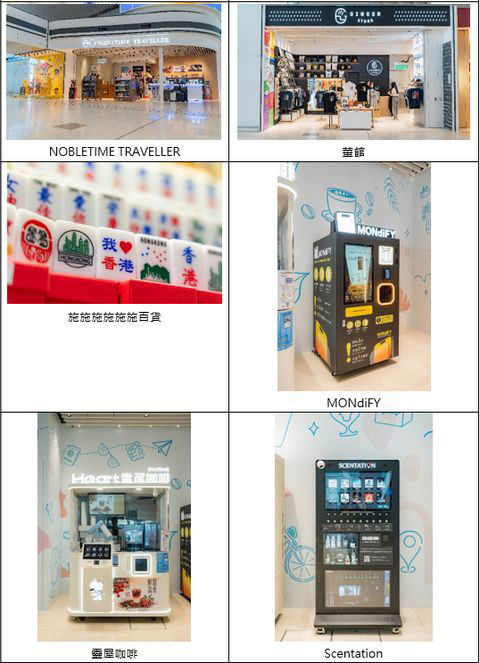 ▲二號客運大樓也引入許多香港特色設計及文創小店。　圖：Media OutReach Newswire／提供
