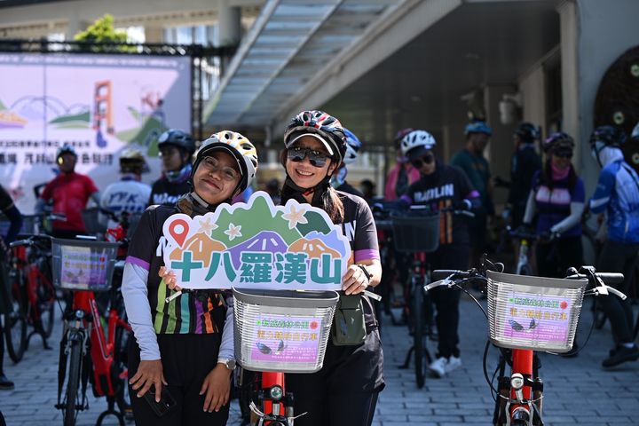 ▲「微笑南灣 山城有禮」騎士打卡活動同步啟動。　圖：茂林國家風景區管理處／提供