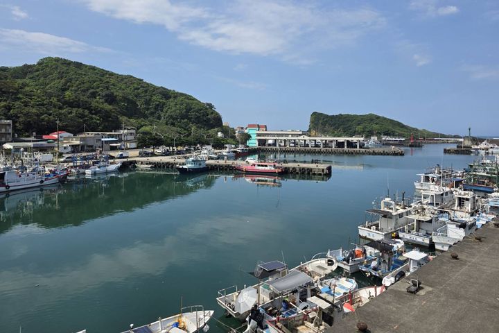 美麗的深澳漁港。　圖：新北市政府漁業及漁港事業管理處／提供