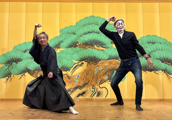 ▲歌舞伎的「見得」與「隈取」體驗。　圖：松竹／提供