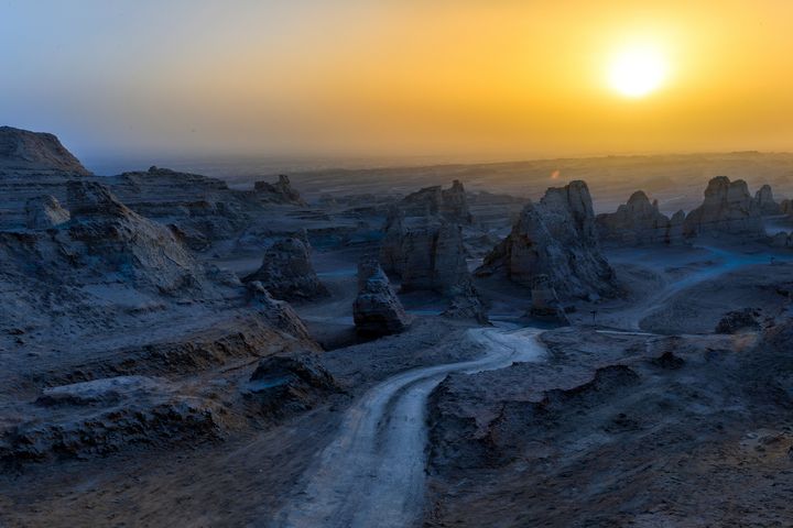 ▲青海「俄博梁」雅丹群被譽為「地球最像火星的地方」。　圖：shutterstock／來源