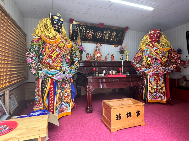 ▲供奉於「大間稻荷神社」內的「天妃樣」，是守護漁民海上平安的重要信仰。　圖：向日遊／提供