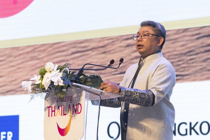 ▲泰國觀光局局長 Thapanee Kiatphaibool。　記者-王政介／攝