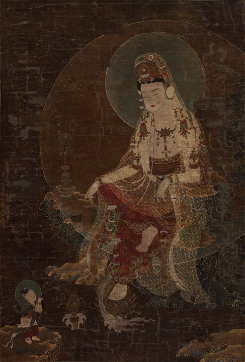 ▲《水月觀音坐像》限定回歸。　圖：中台世界博物館／提供