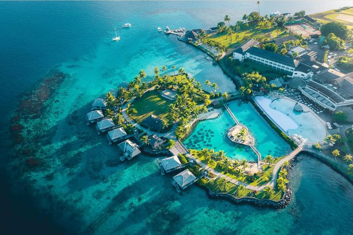 ▲「大溪地洲際度假酒店」是島上少數擁有「水上屋」的頂級度假村，提供無與倫比的私密與浪漫體驗。　圖：Hotel InterContinental Tahiti Resort & Spa／來源