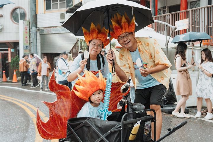 西拉雅夏日好Chill！「不動明王」裝扮踩街。　圖：西拉雅國家風景區管理處／提供 