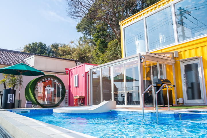 關西自由行激推！淡路島包棟別墅「THE BOXY AWAJI」獨享木桶三溫暖與夢幻泳池