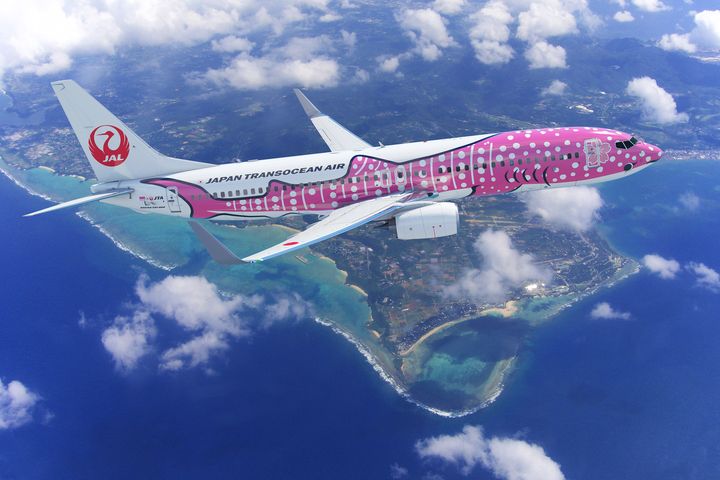 九月起，特別增加「台北（桃園）－那霸」航線班次。　圖：日本越洋航空／提供 