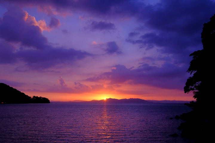 ▲「夕陽百選」的絕景。　圖：湯之兒溫泉 海與夕陽／提供