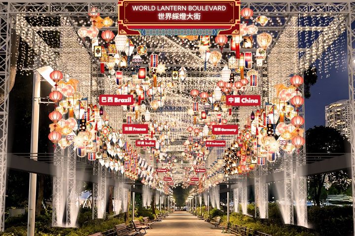 今年中秋，到香港感受盛大的中秋賞燈慶典（示意圖）。　圖：香港旅遊發展局／提供 