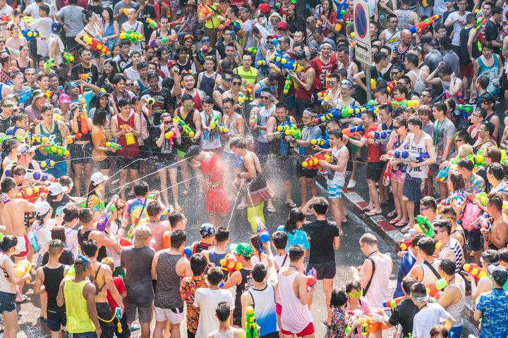 ▲每年4月的「潑水節」是泰國慶祝新年的重要慶典。　圖：shutterstock／來源