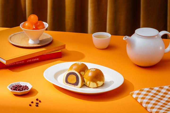 ▲「紅土鹹蛋黃酥」獲得食品界米其林「比利時國際風味評鑑」1星榮譽。　圖：慧上癮／提供