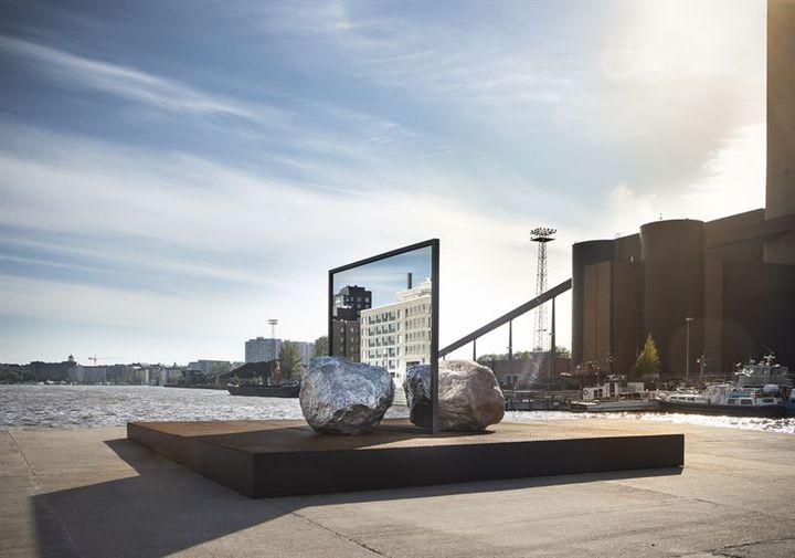 ▲藝術家 Alicja Kwade 的作品《Big Be Hide》。　圖：HAM / Maija Toivanen（Helsinki Partners）／提供