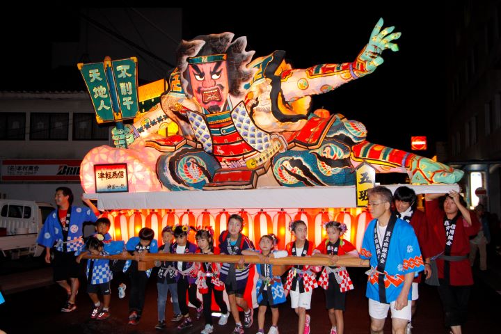 五島「福江港祭」中的睡魔。　圖：長崎縣／提供