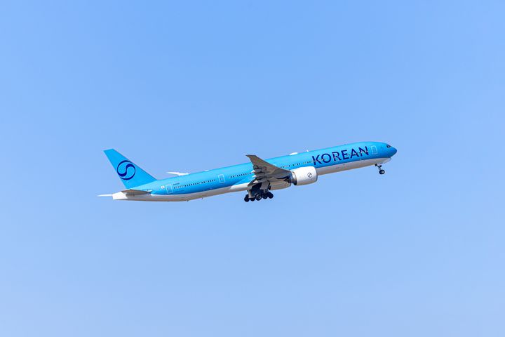 ▲大韓航空波音B777-300ER客機。　圖：大韓航空／提供