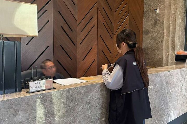 日租套房稽查。　圖：臺中市政府觀光旅遊局／提供