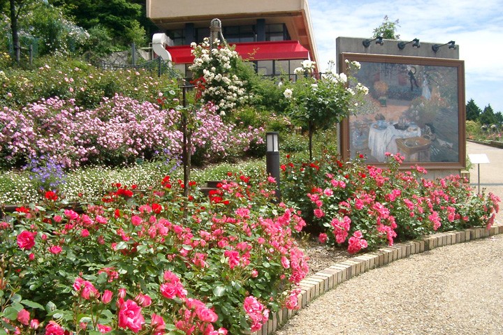 ▲花園美術館比叡園內造景融合印象派畫作。　圖：向日遊顧問有限公司／提供