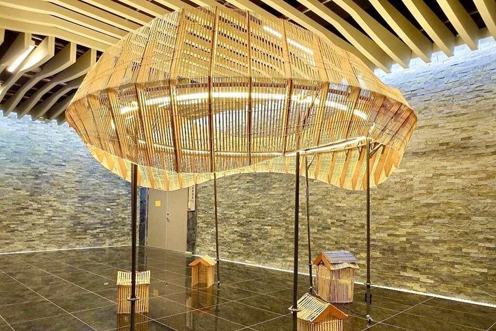 ▲作品《潮光之境》以聲光體驗，帶領遊客傾聽大安海潮。　圖：臺中市政府觀光旅遊局／提供