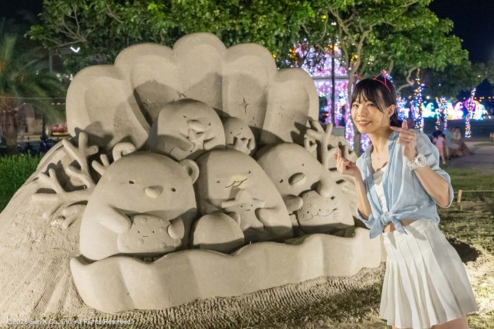 把握與「San-X Universe」的角色們在八里相見的時光。　圖：新北市政府水利局／提供