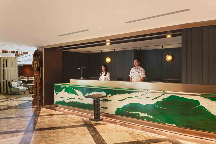 ▲酒店櫃台。　圖：知本老爺酒店／提供