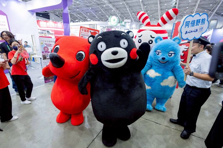 ▲吉祥物遊行與見面會為旅展吸睛亮點。　圖：台灣觀光協會／提供