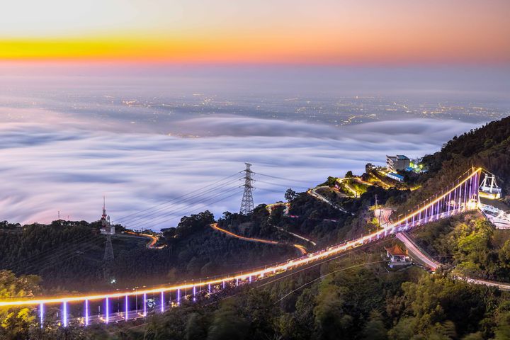 嘉義山區壯闊雲海美景。　圖：嘉義市政府／提供